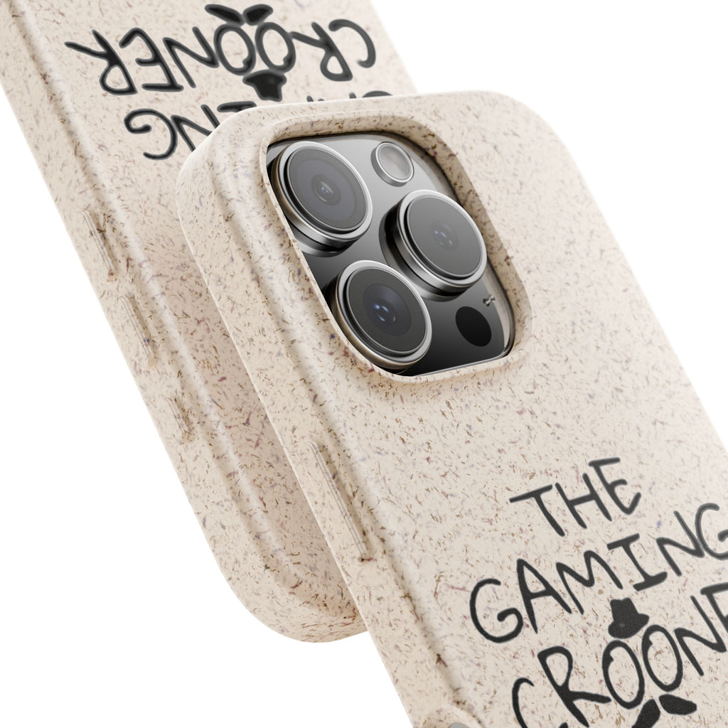 The Gaming Crooner Logo Biodegradable Cases