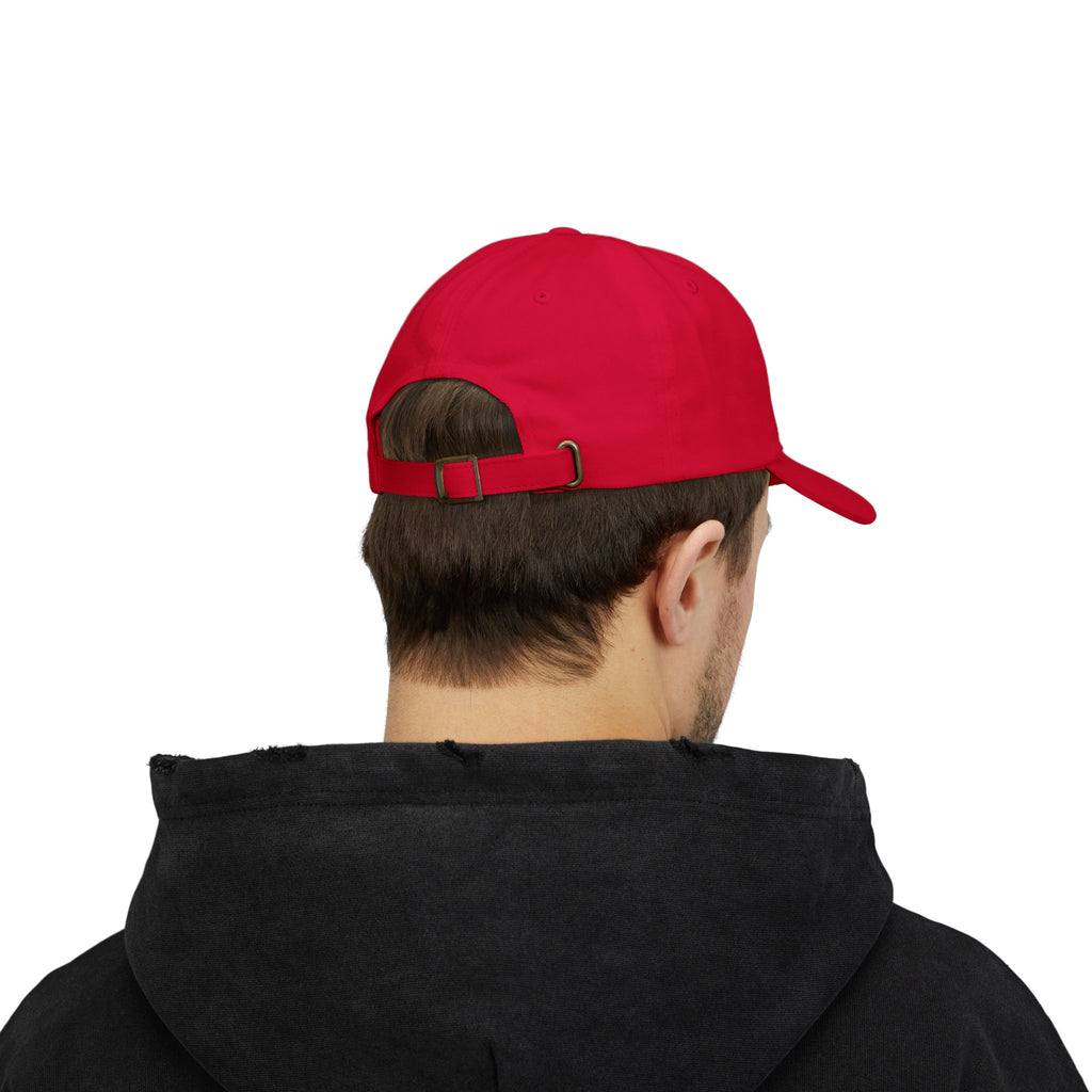 Embroidered Crooner Dad Hat (Dark)