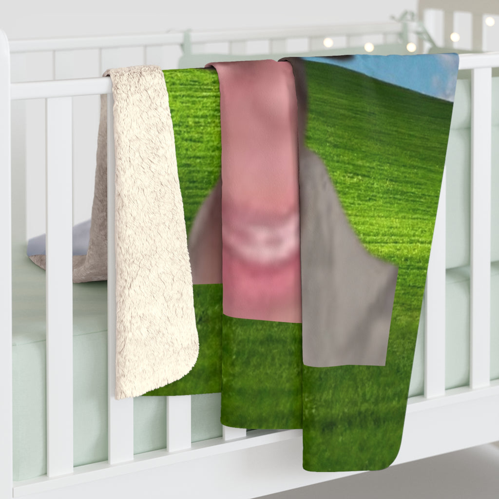 Windows Crooner Sherpa Fleece Blanket