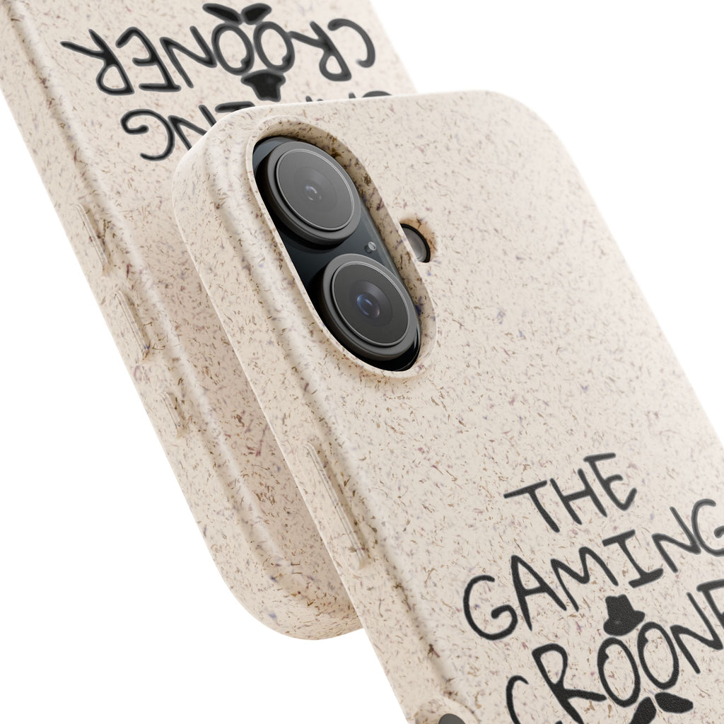 The Gaming Crooner Logo Biodegradable Cases