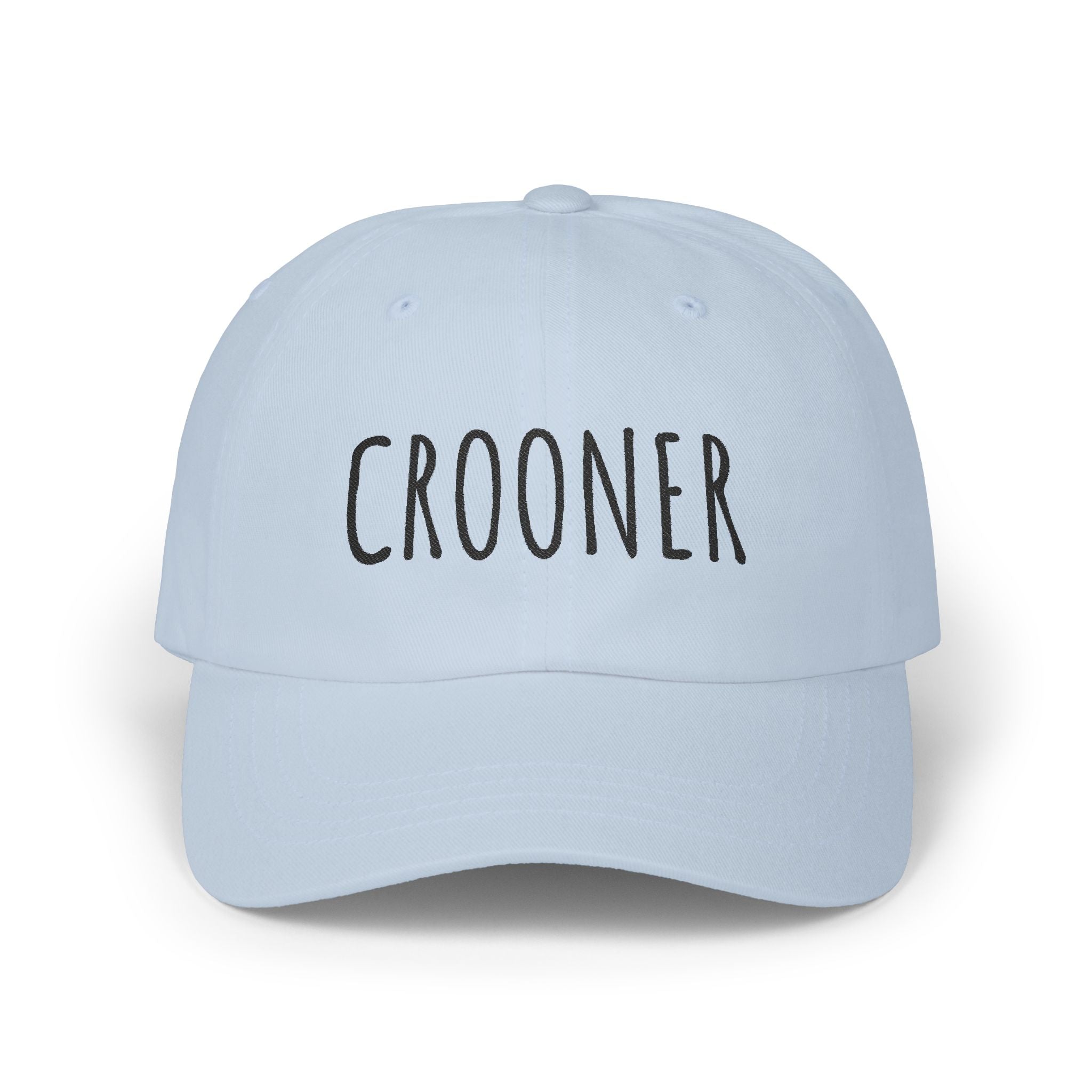 Embroidered Crooner Dad Hat (Light)
