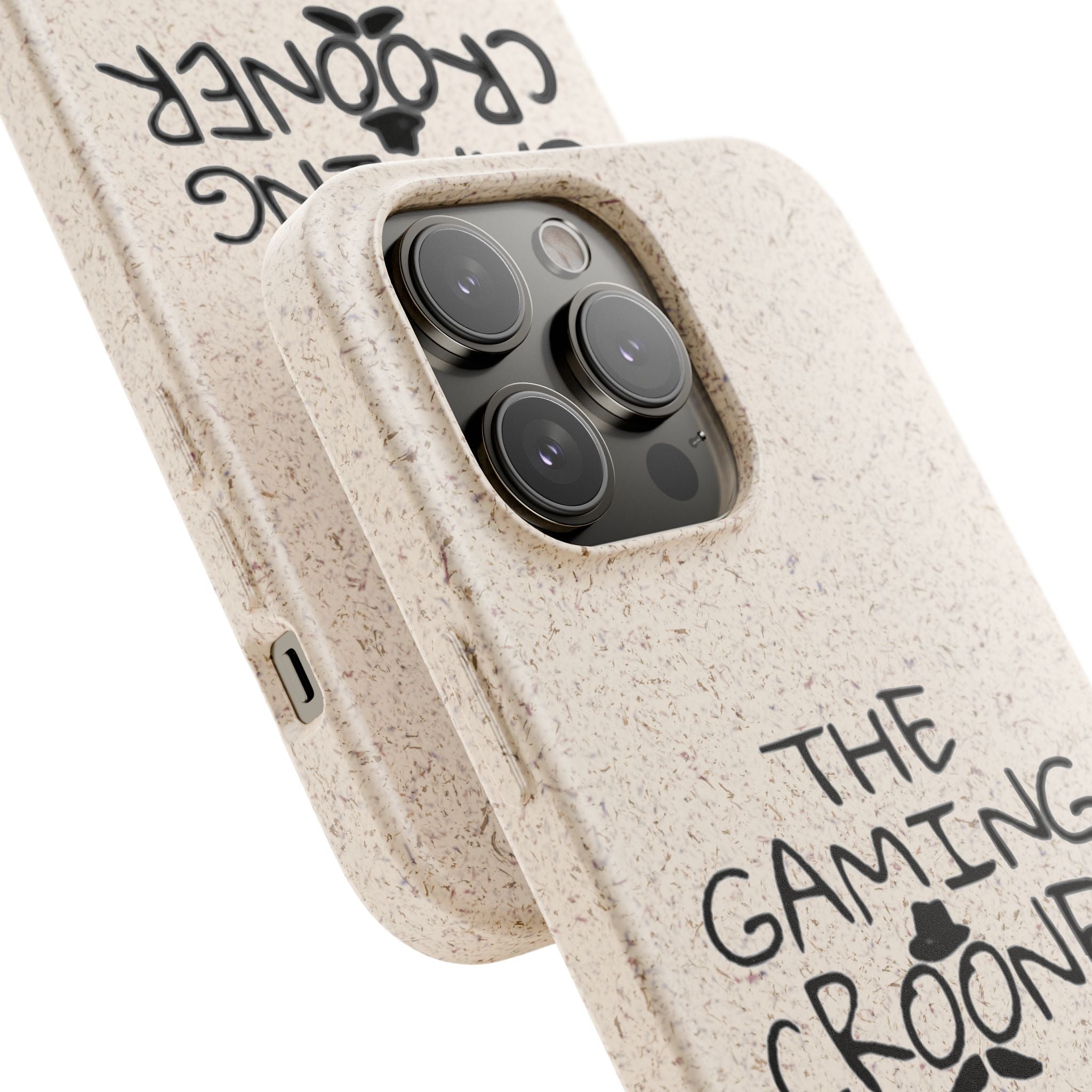 The Gaming Crooner Logo Biodegradable Cases