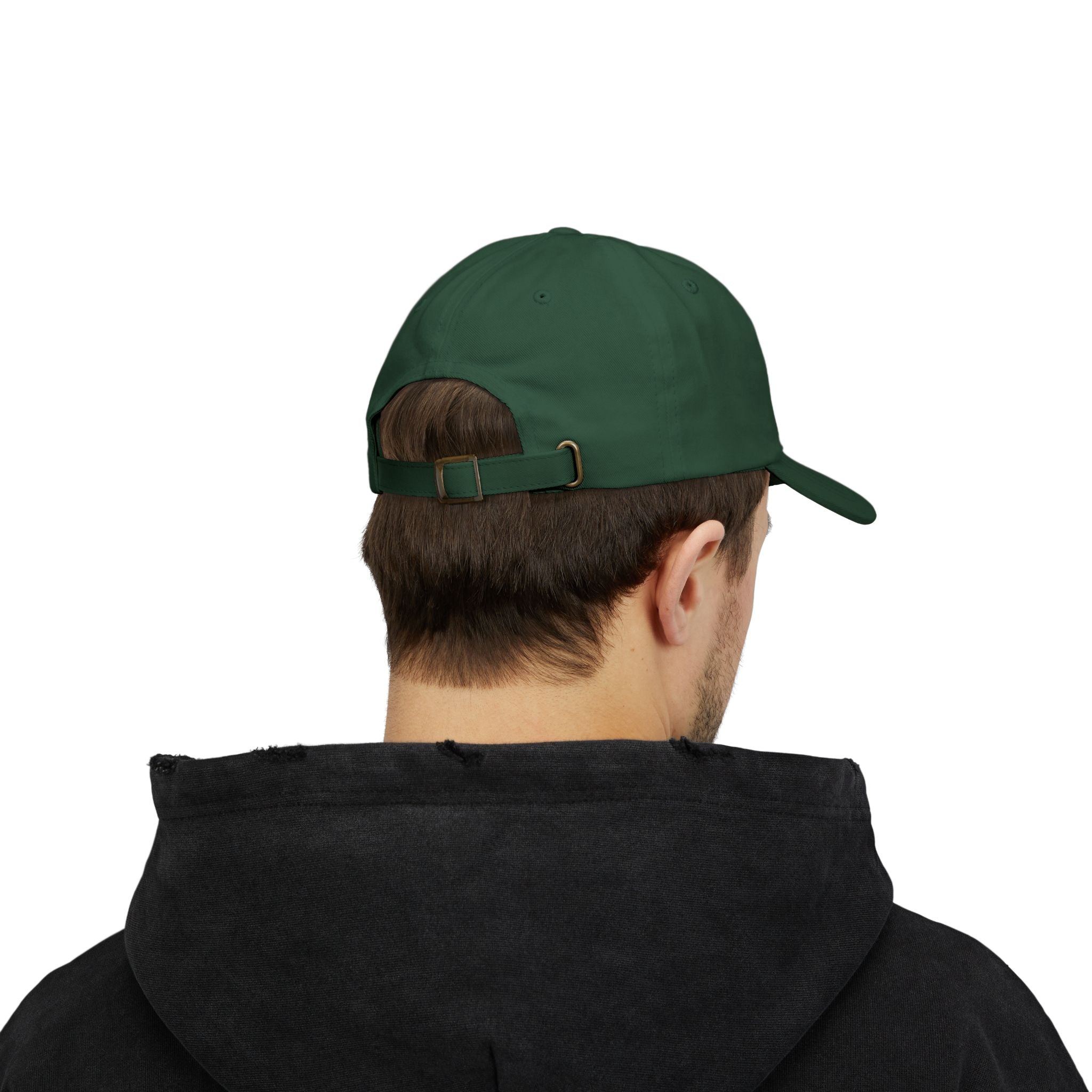 Embroidered Crooner Dad Hat (Dark)