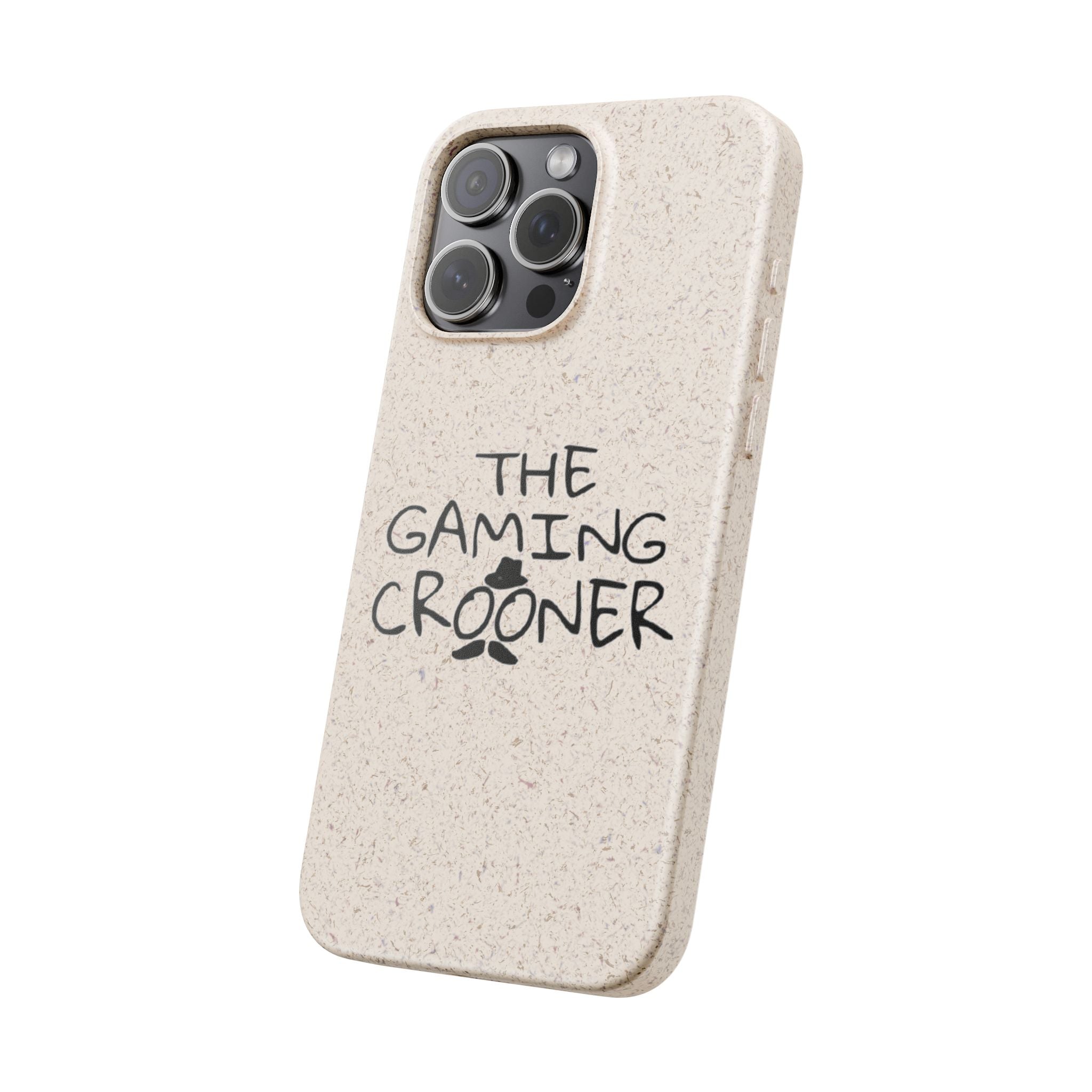 The Gaming Crooner Logo Biodegradable Cases