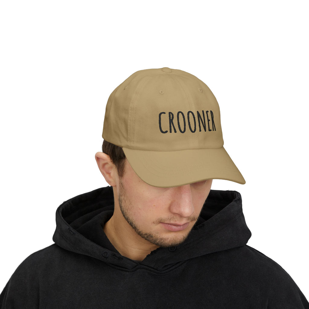 Embroidered Crooner Dad Hat (Light)