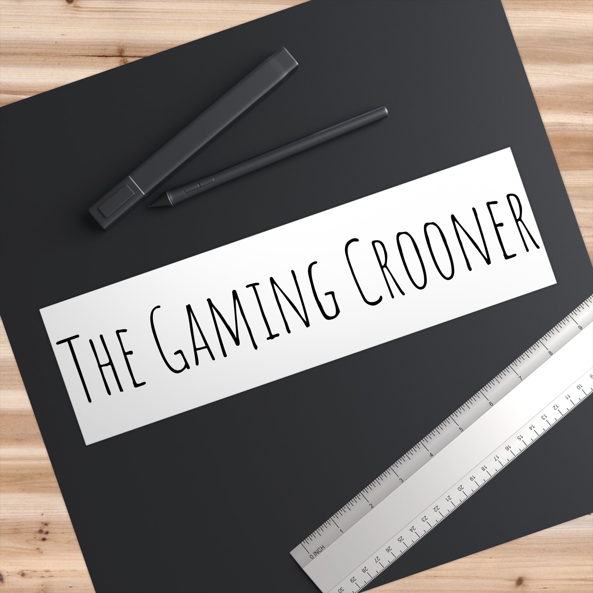 The Gaming Crooner Bumper Sticker