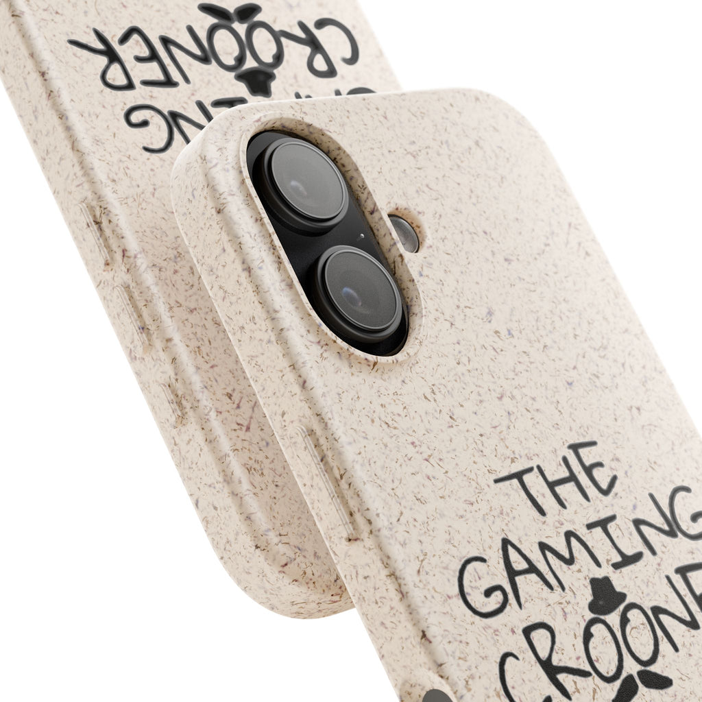 The Gaming Crooner Logo Biodegradable Cases