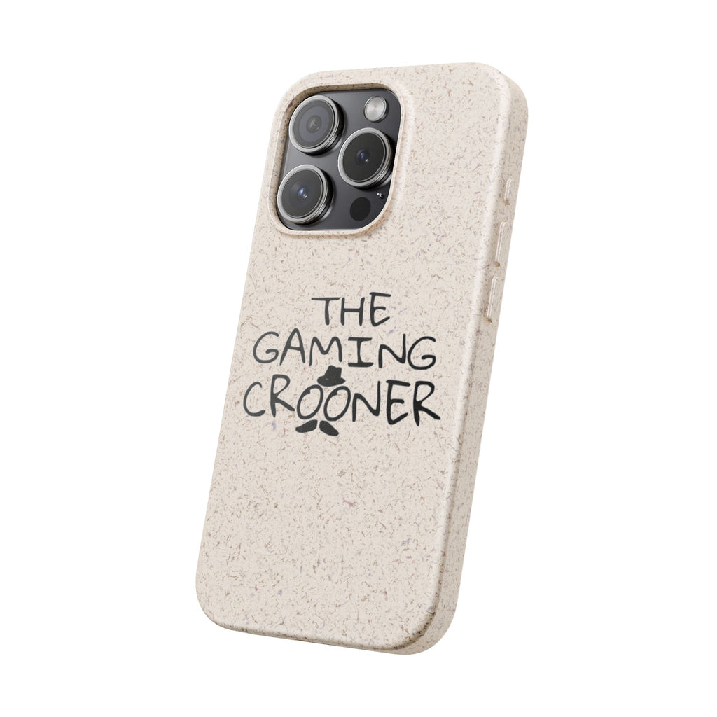 The Gaming Crooner Logo Biodegradable Cases