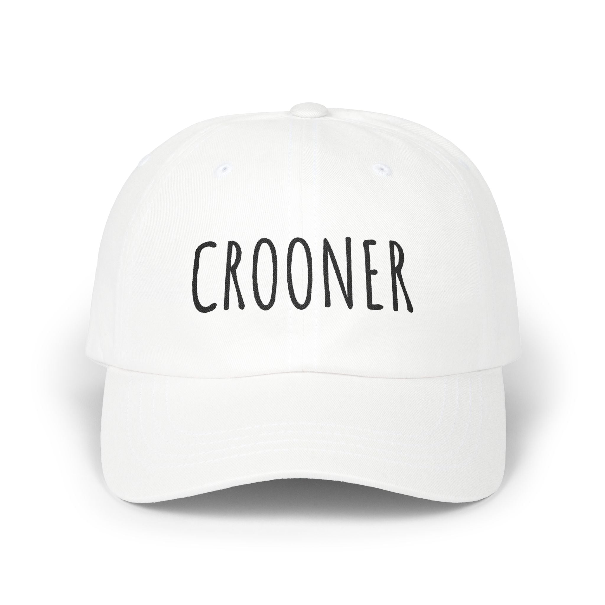 Embroidered Crooner Dad Hat (Light)