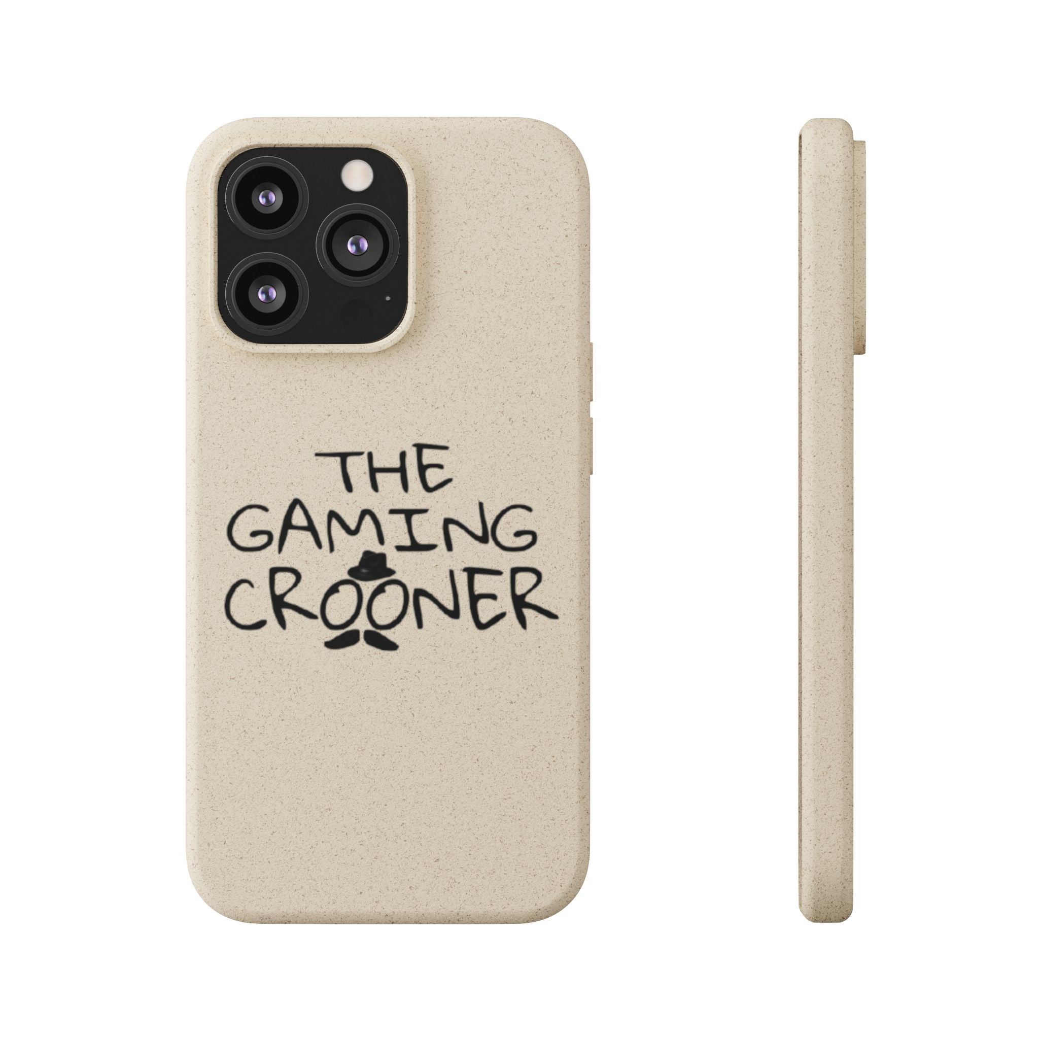 The Gaming Crooner Logo Biodegradable Cases