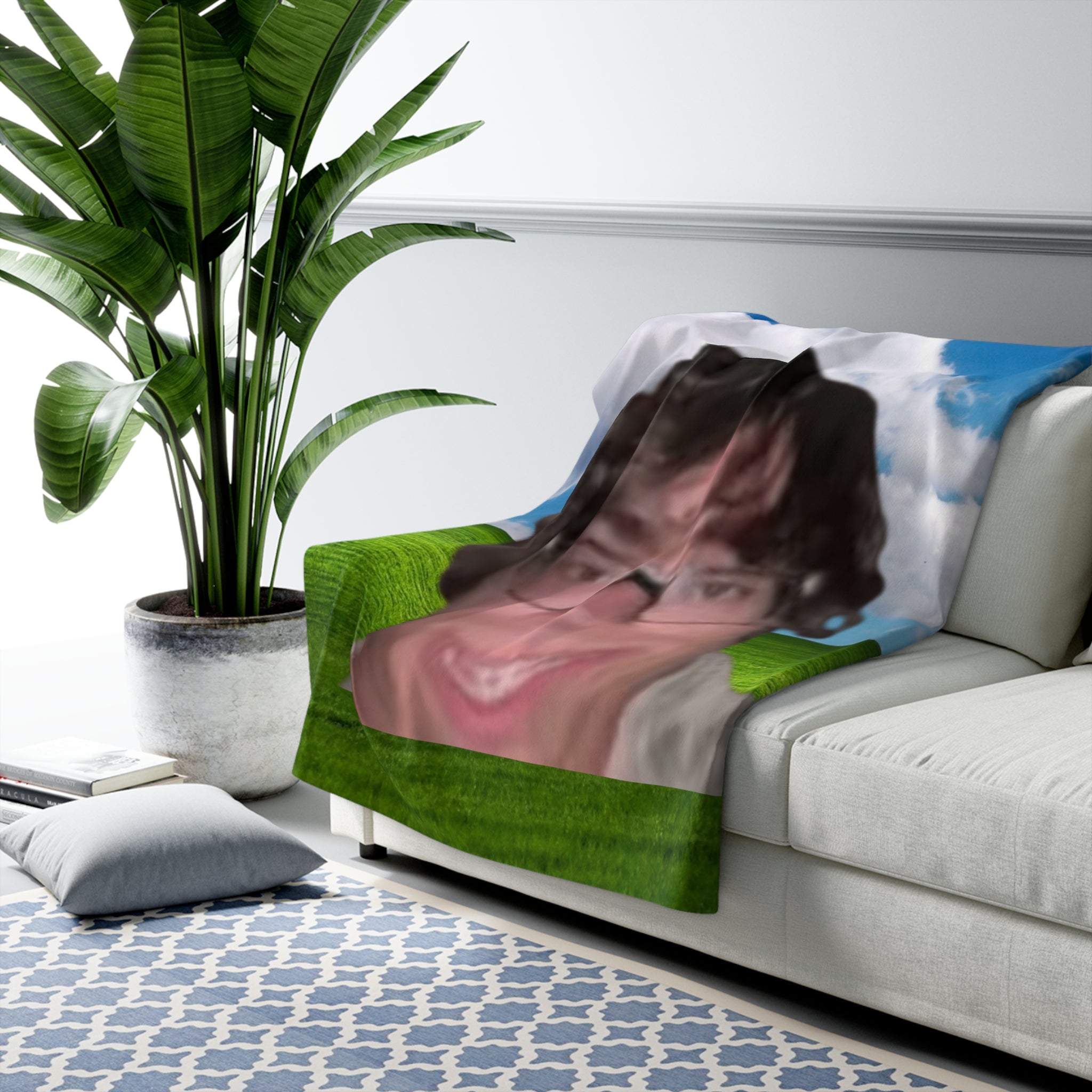 Windows Crooner Sherpa Fleece Blanket