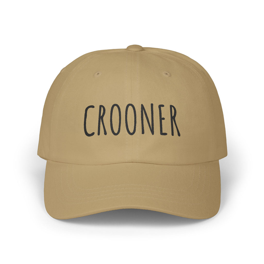 Embroidered Crooner Dad Hat (Light)