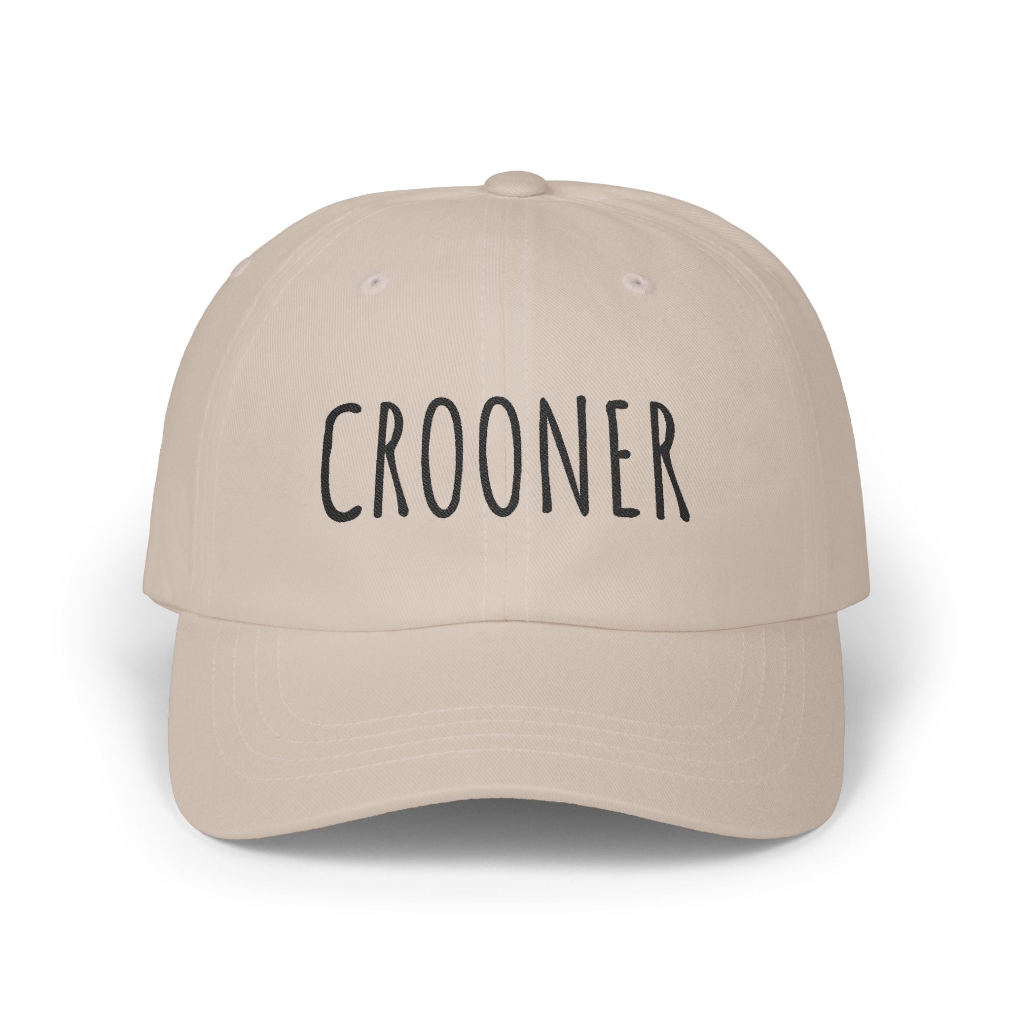 Embroidered Crooner Dad Hat (Light)