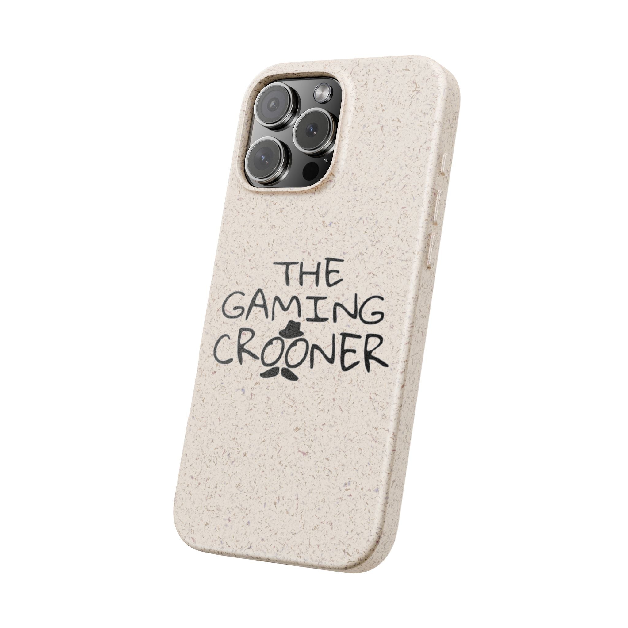 The Gaming Crooner Logo Biodegradable Cases