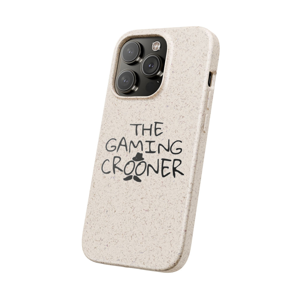 The Gaming Crooner Logo Biodegradable Cases