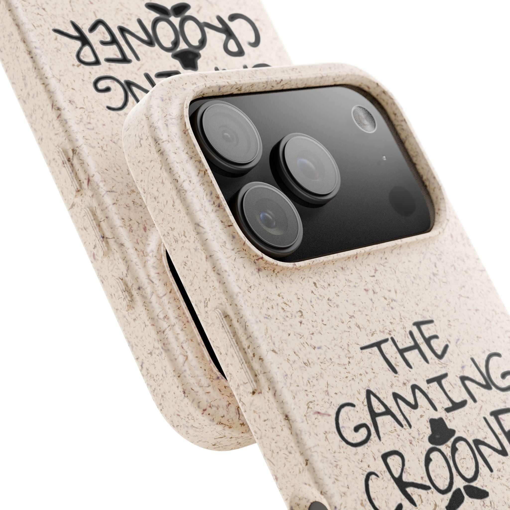 The Gaming Crooner Logo Biodegradable Cases