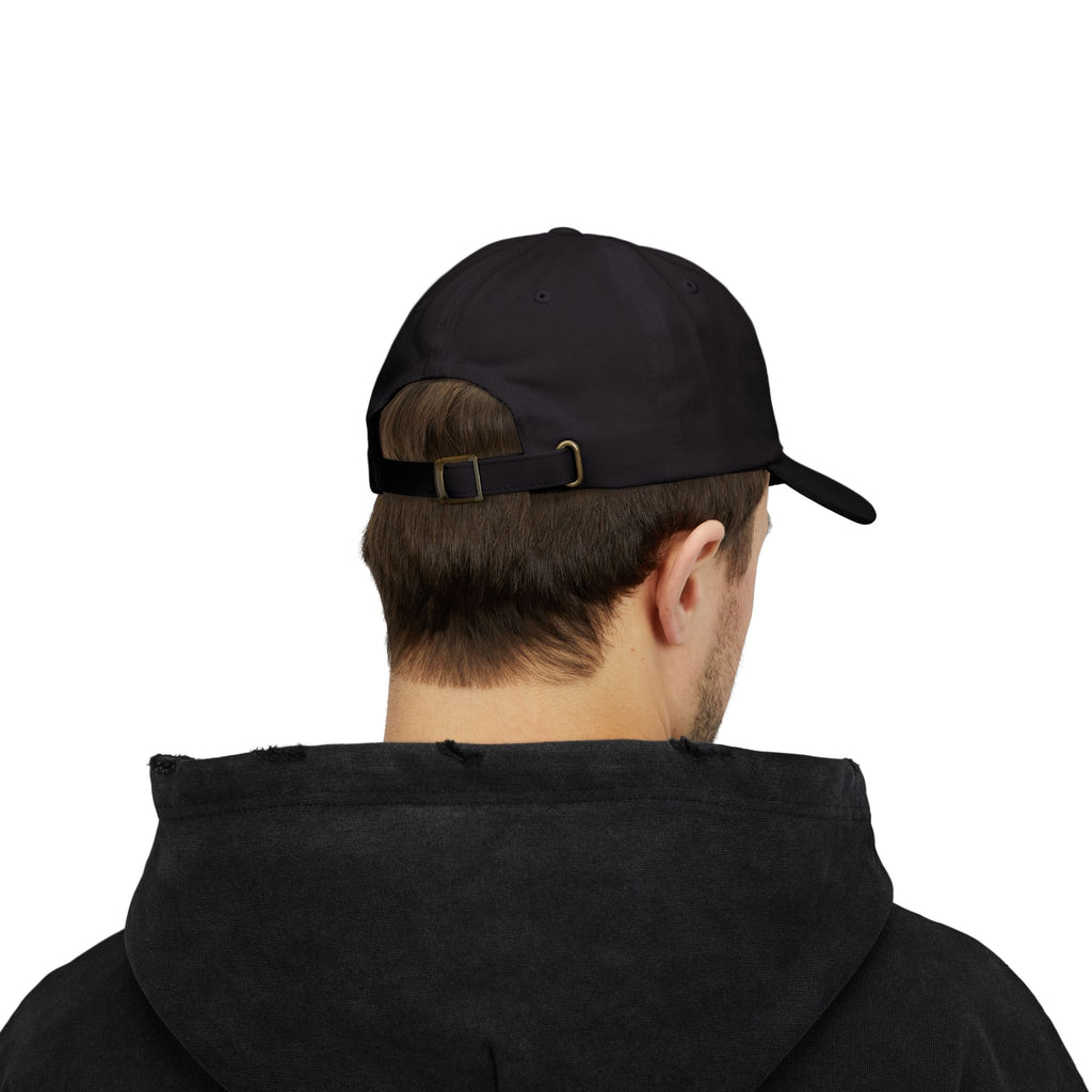 Embroidered Crooner Dad Hat (Dark)