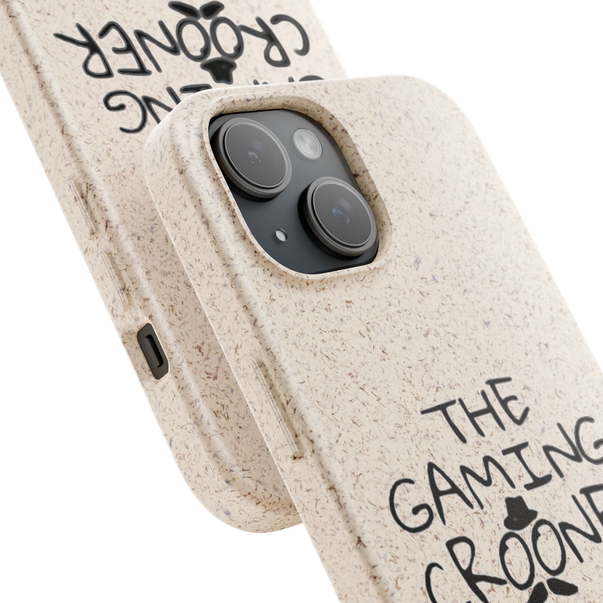 The Gaming Crooner Logo Biodegradable Cases