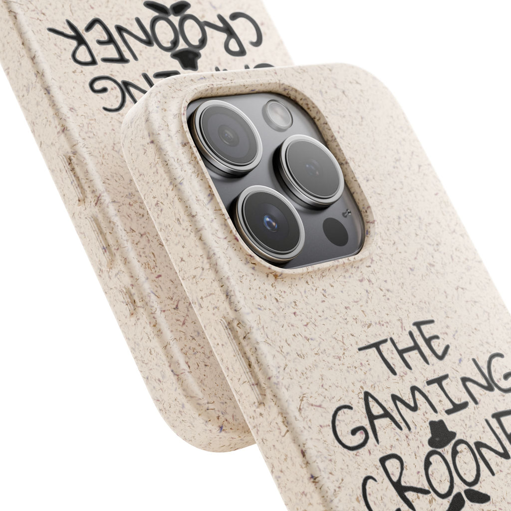 The Gaming Crooner Logo Biodegradable Cases