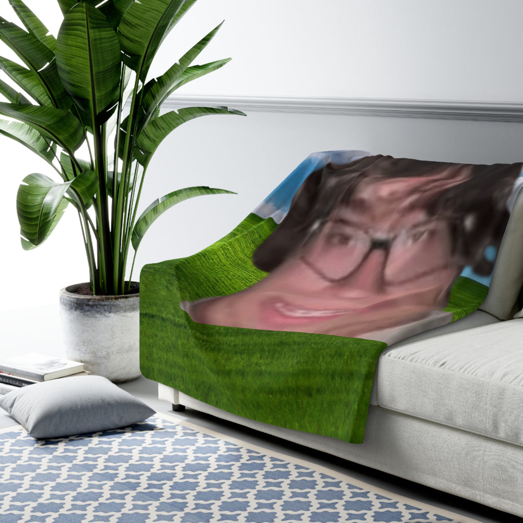 Windows Crooner Sherpa Fleece Blanket