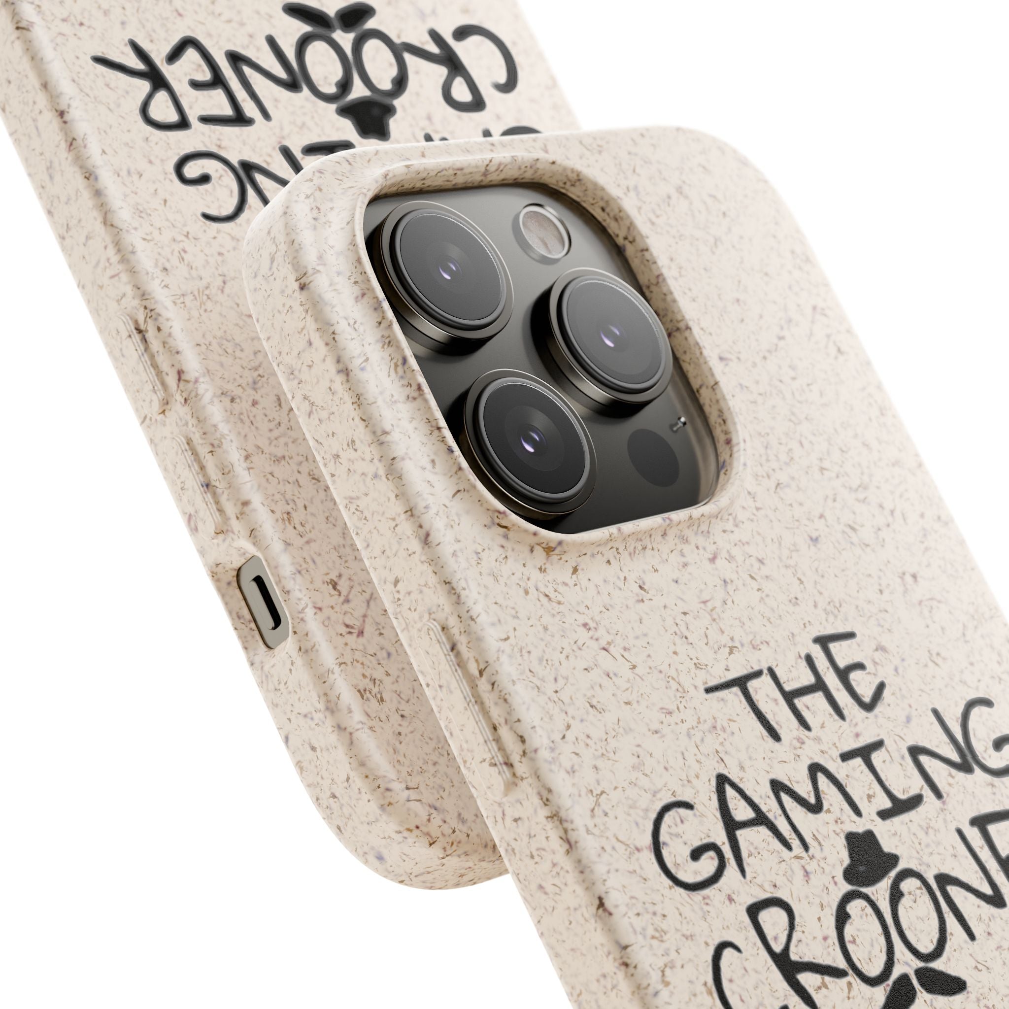 The Gaming Crooner Logo Biodegradable Cases