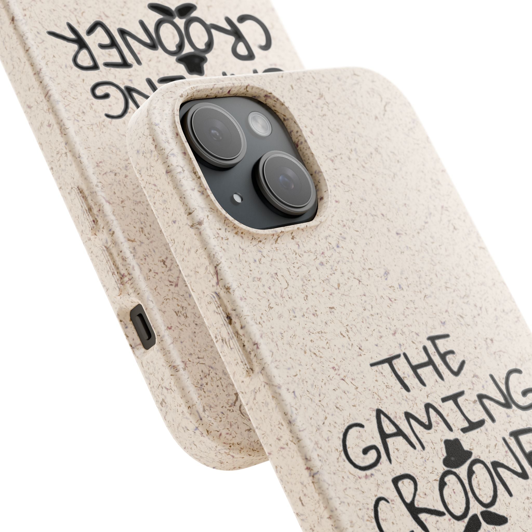 The Gaming Crooner Logo Biodegradable Cases