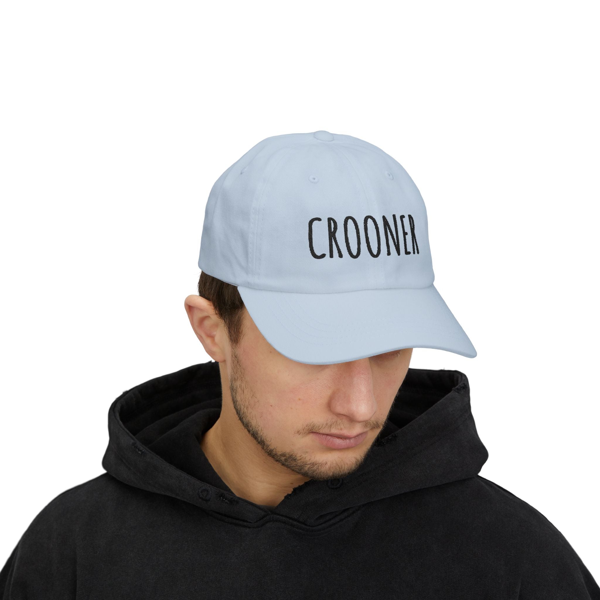 Embroidered Crooner Dad Hat (Light)