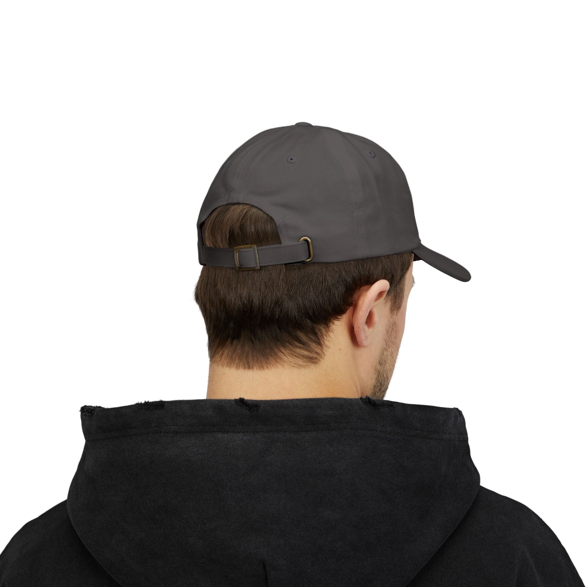 Embroidered Crooner Dad Hat (Dark)