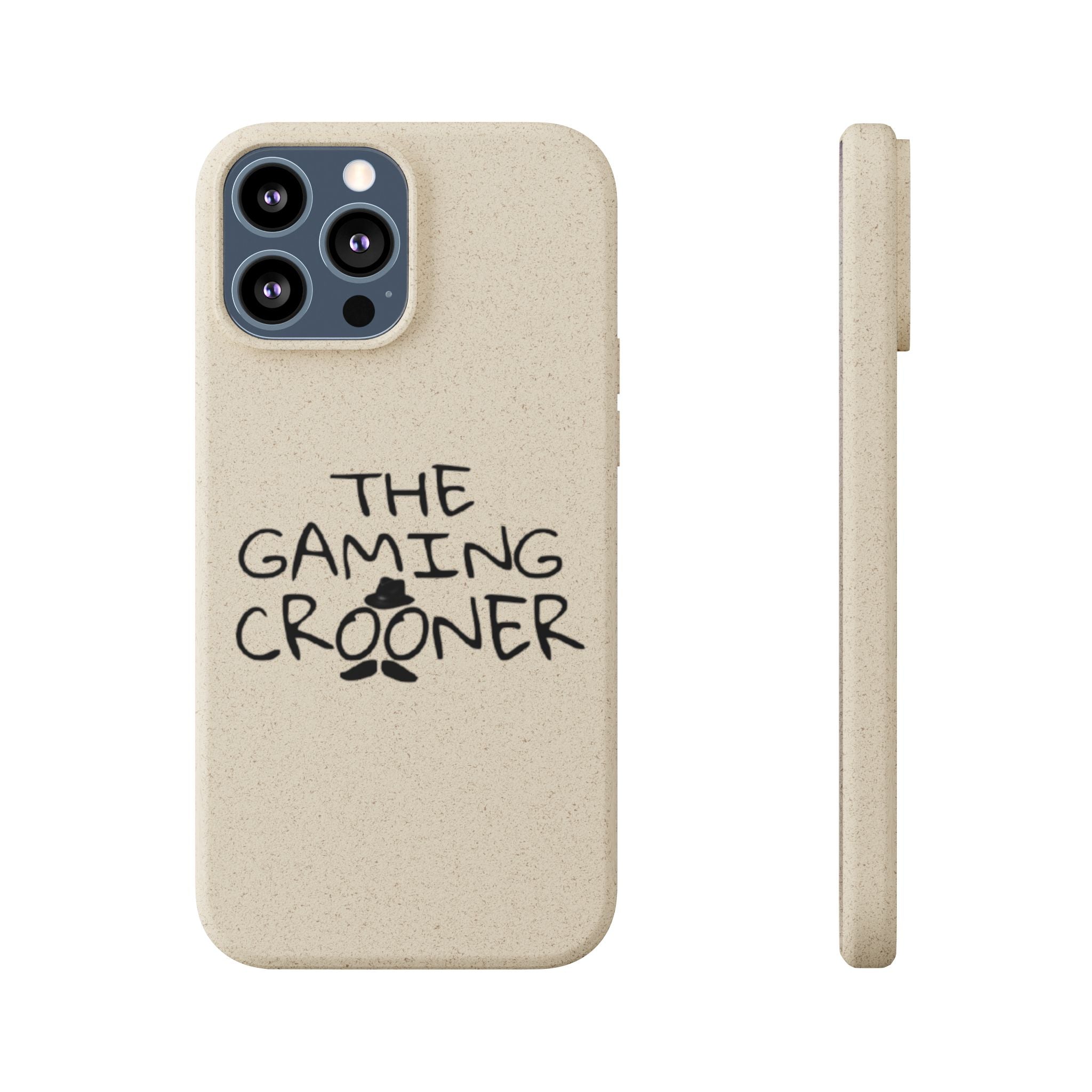 The Gaming Crooner Logo Biodegradable Cases
