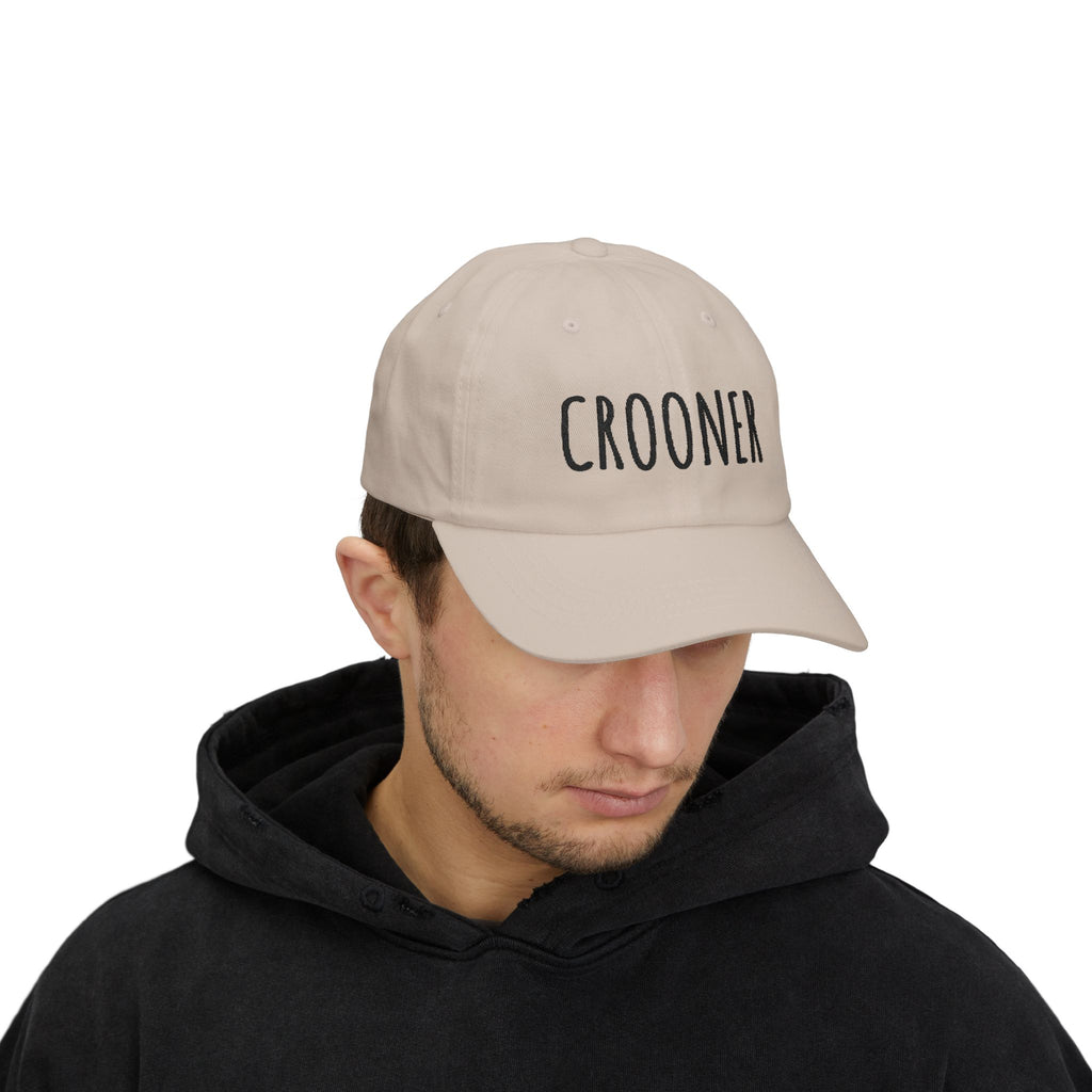 Embroidered Crooner Dad Hat (Light)