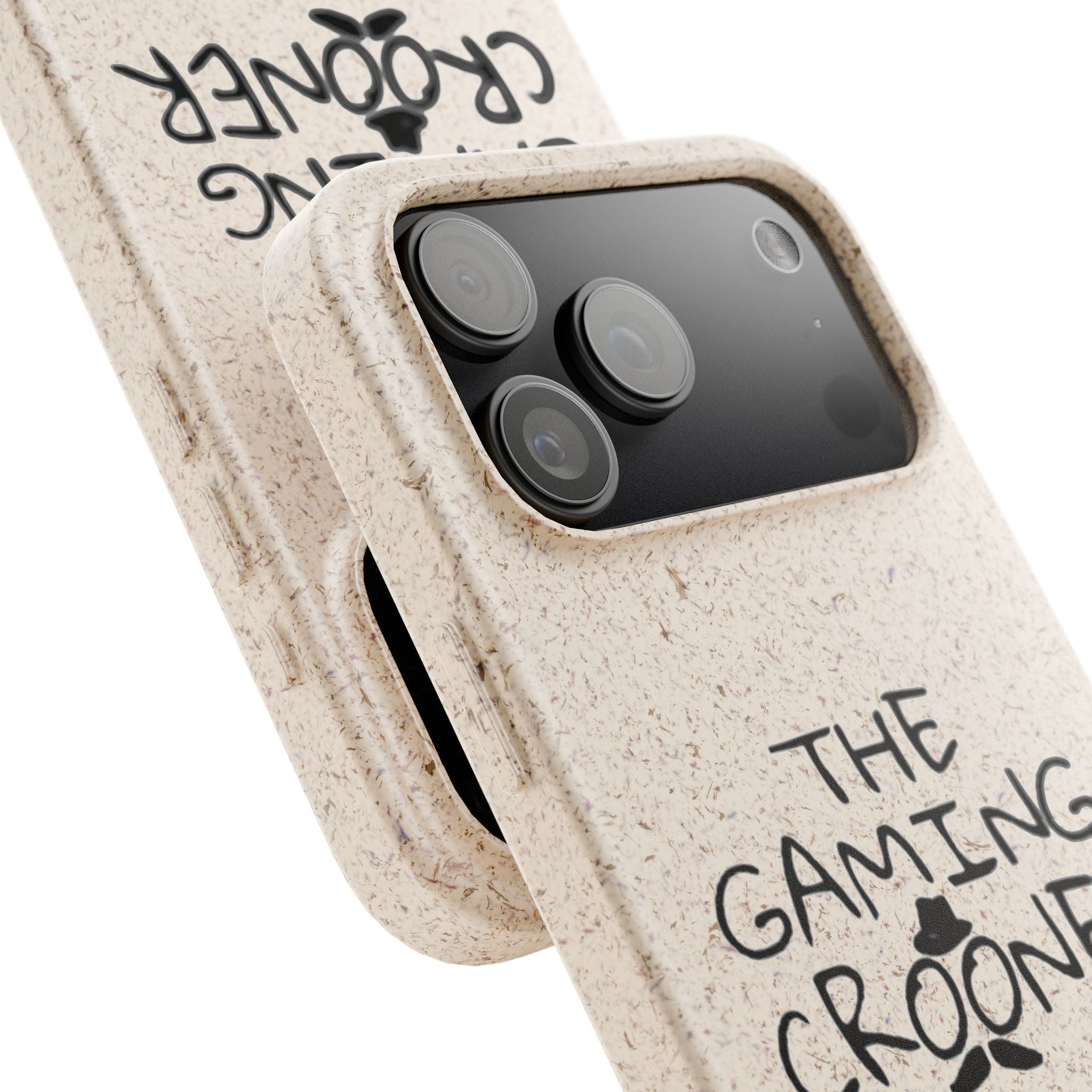 The Gaming Crooner Logo Biodegradable Cases