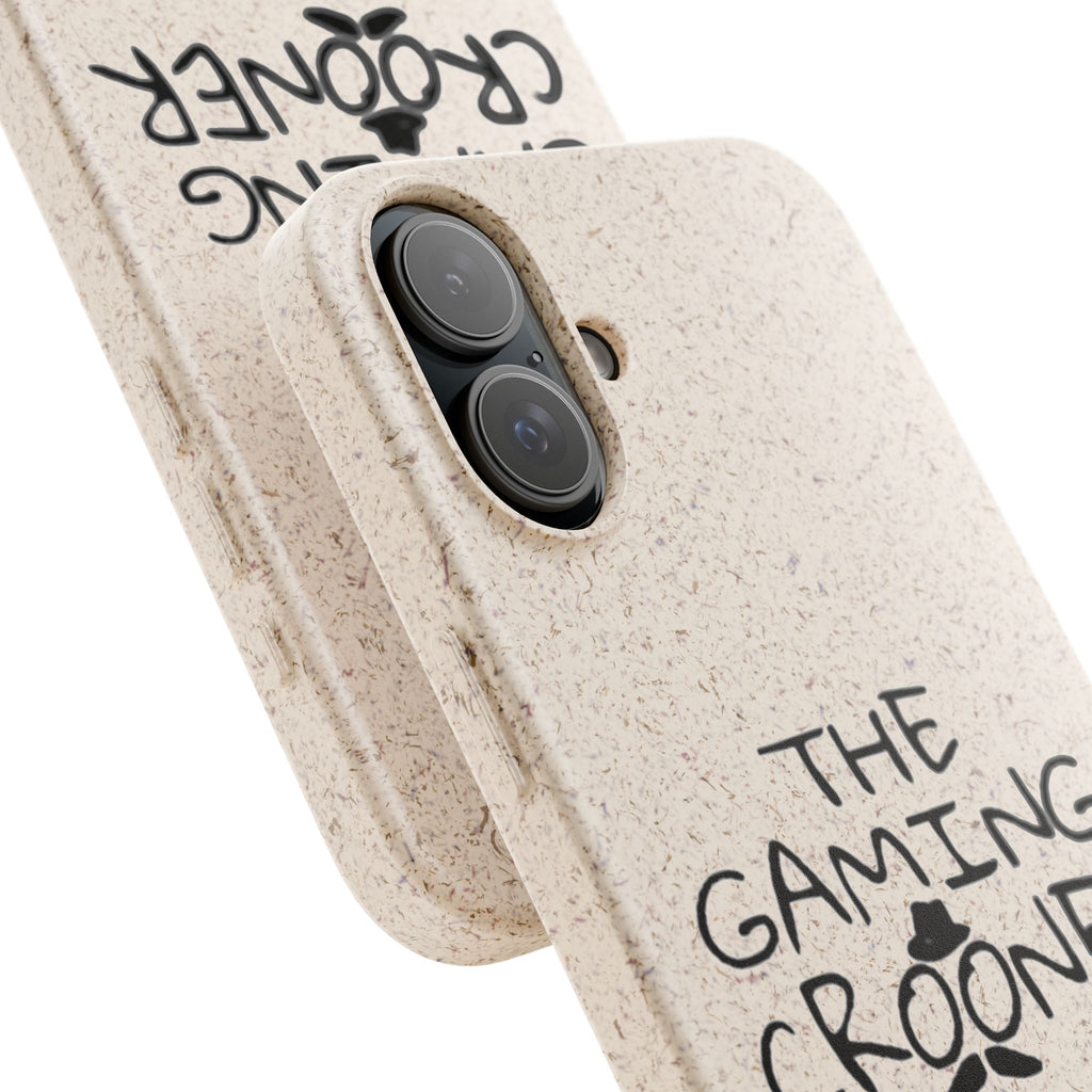 The Gaming Crooner Logo Biodegradable Cases
