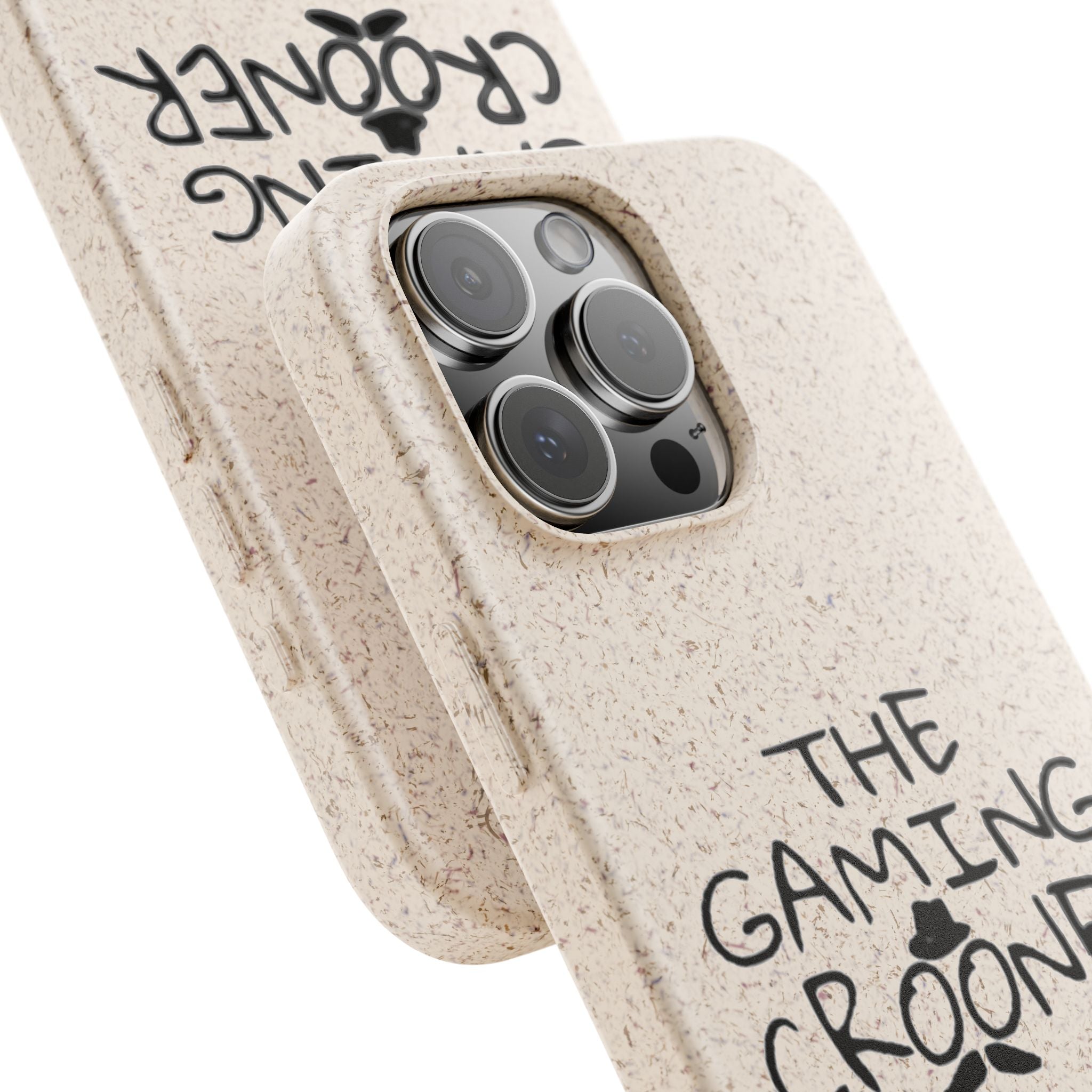 The Gaming Crooner Logo Biodegradable Cases