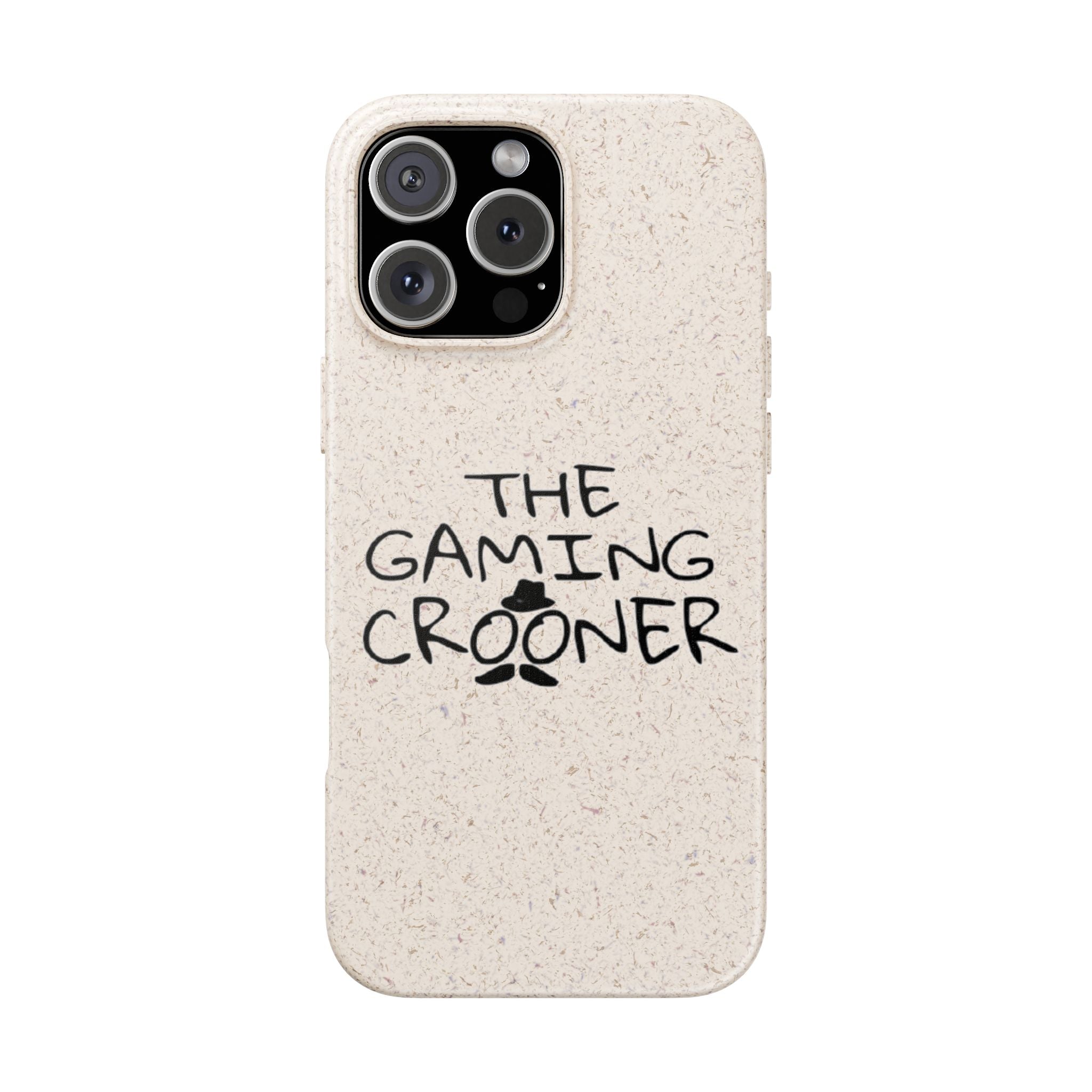 The Gaming Crooner Logo Biodegradable Cases